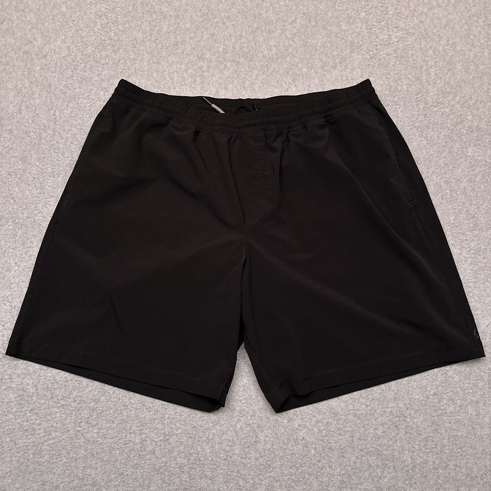 Chubbies Lined Shorts Mens XXL Black Drawstring 7.5"‎ Inseam Running Gym Workout